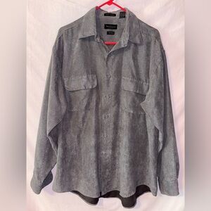 Van Heusen Soft Suede Gray Shirt